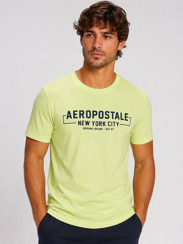 CAMISETA MAS MC SILKADA AEROPOSTALE VERDE