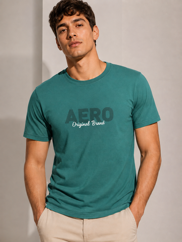 CAMISETA MAS MC COMFORT SILKADA AERO VERDE ESCURO