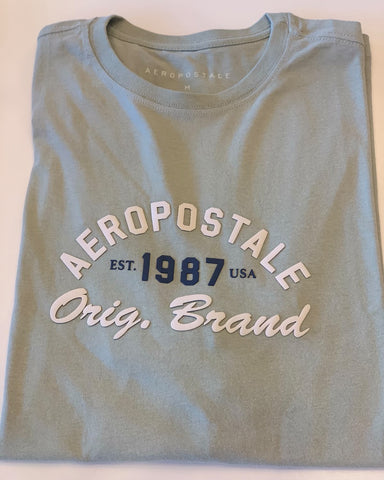 CAMISETA MAS MC SILKADA AEROPOSTALE VERDE MEDIO