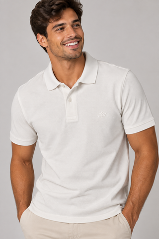 POLO MAS MC A87 AEROPOSTALE CREME