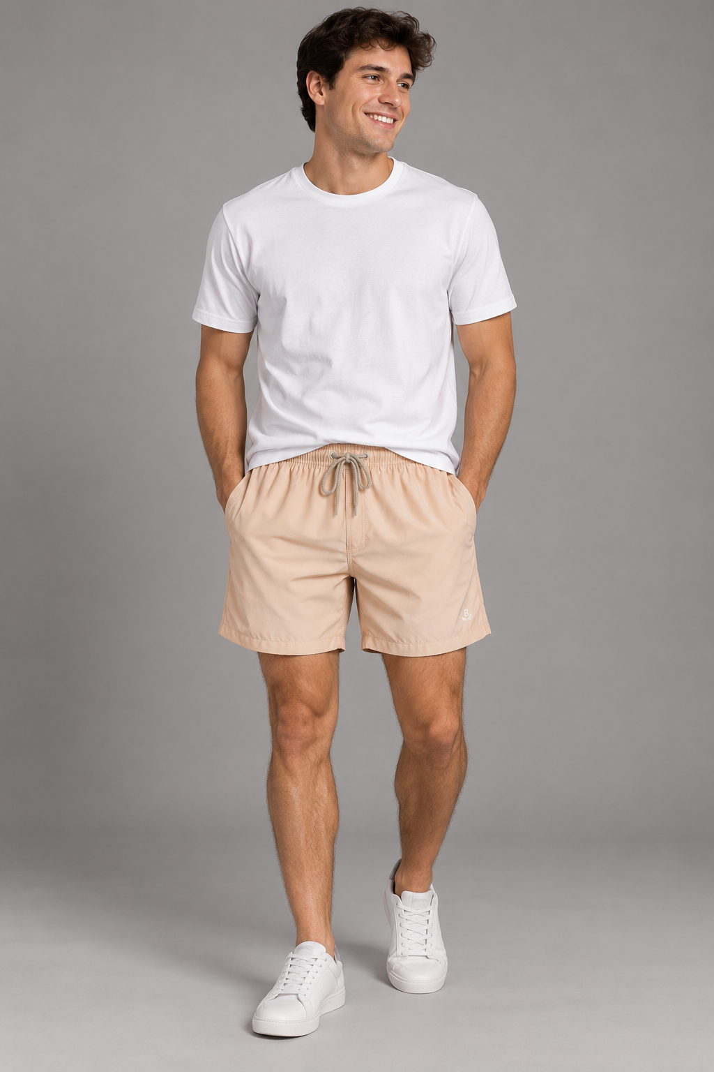 BERMUDA MAS ALFA PREMIUM VISCOSE BRENDON BEGE CLARO