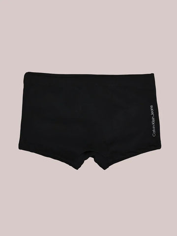 SUNGA CKJ KIDS MAS BOXER BASICA LISA PRETO