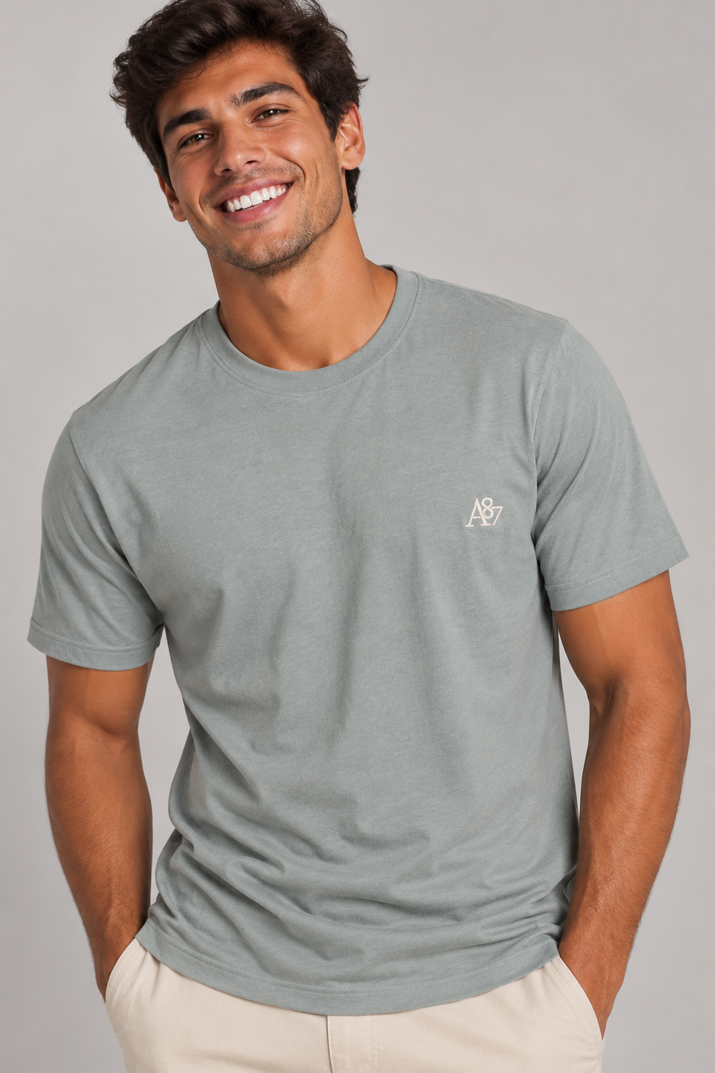 CAMISETA MAS MC A87 AEROPOSTALE VERDE