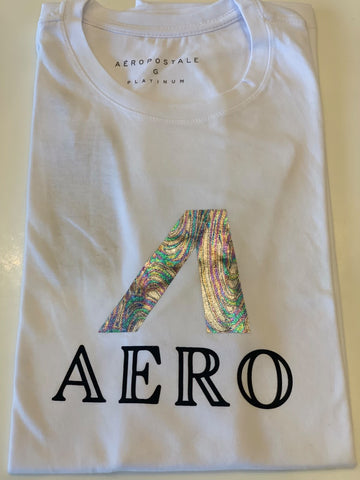 CAMISETA MAS MC PLATINUM AEROPOSTALE BRANCO