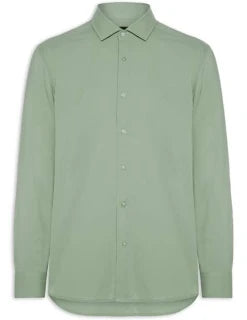 CAMISA MAS ML SL LS FIO 60 CARBON TOUCH VERDE
