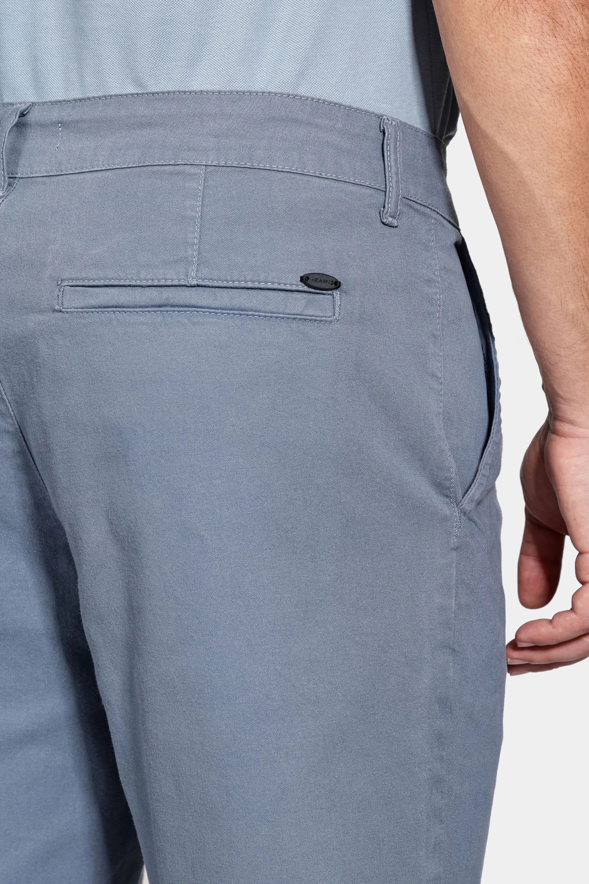 BERMUDA MAS CHINO COLOR NOVA ESSENCIAL AZUL INDIGO