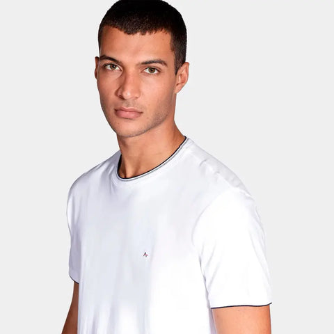 CAMISETA MAS MC BASICA FRISO GOLA ARAMIS BRANCO