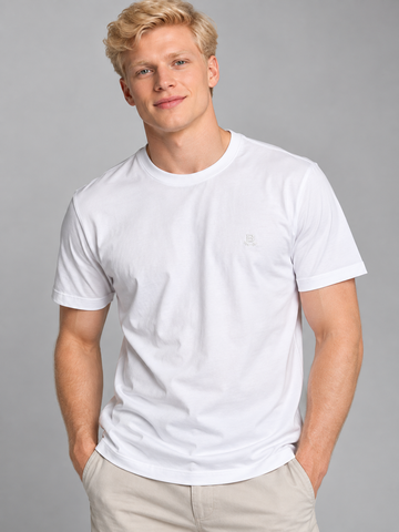 CAMISETA MC MAS 100 ALGODAO BRENDON BRANCO