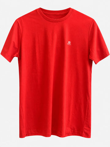 CAMISETA MC MAS 100 ALGODAO BRENDON VERMELHO