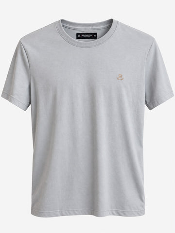 CAMISETA MC MAS 100 ALGODAO BRENDON CINZA CLARO