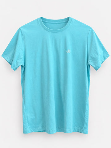 CAMISETA MC MAS 100 ALGODAO BRENDON AZUL CRISTAL