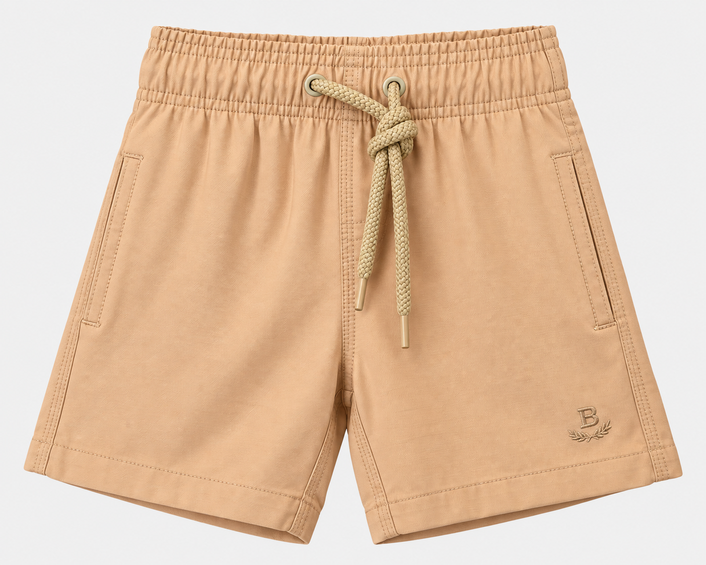 BERMUDA MAS KIDS ALFA VISCOSE BRENDON BEGE CLARO