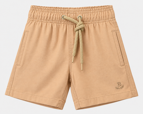 BERMUDA MAS KIDS ALFA VISCOSE BRENDON BEGE CLARO