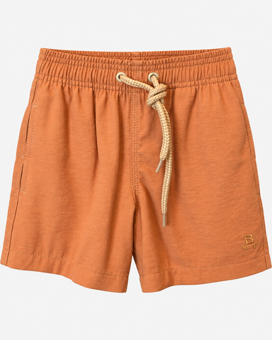 BERMUDA MAS KIDS ALFA VISCOSE BRENDON BEGE ESCURO