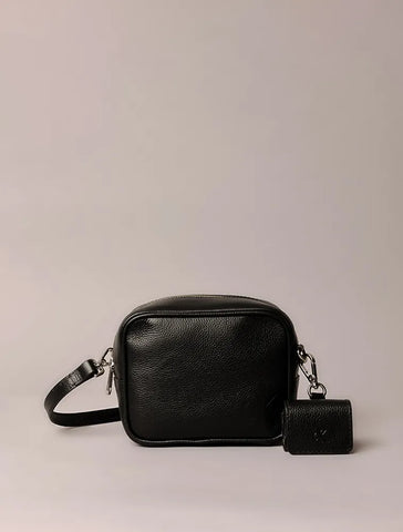 BOLSA CKJ FEM CAMERA BAG CHAVEIRO PRETO
