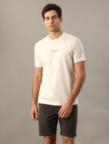 CAMISETA CKJ LOGO CALVIN KLEIN JEANS NY OFF WHITE