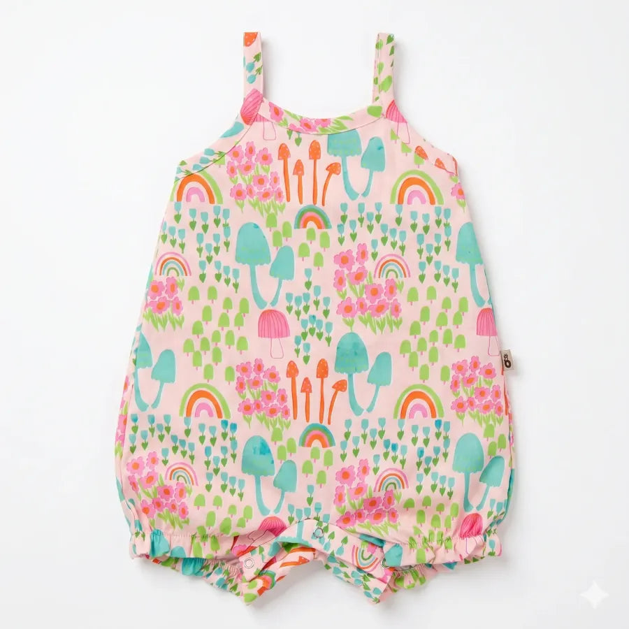 PIMPAO FEM BASIQUINHO FUN ARCO IRIS LARANJA BEBE