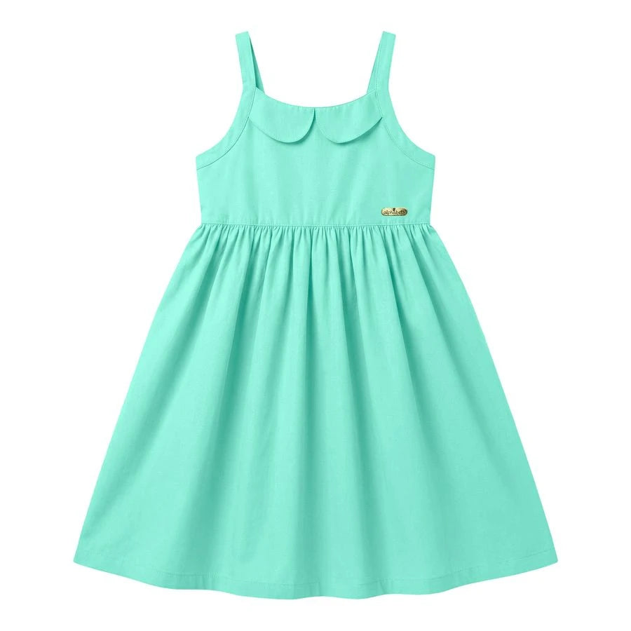 VESTIDO ALCA FEM BASIQUINHO FUN LISO VERDE