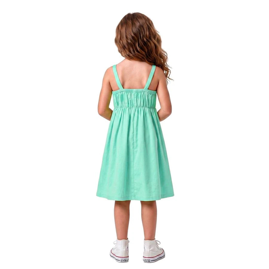 VESTIDO ALCA FEM BASIQUINHO FUN LISO VERDE