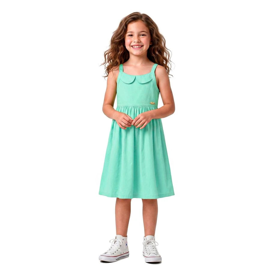 VESTIDO ALCA FEM BASIQUINHO FUN LISO VERDE