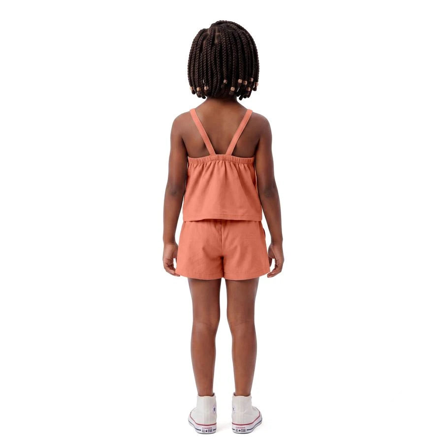 CONJUNTO FEM BASIQUINHO FUN LISO LARANJA