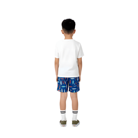 CONJUNTO MAS SKATE ALPHABETO OFF WHITE/AZUL