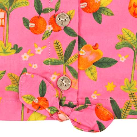 CONJUNTO FEM PE DE FRUTA ALPHABETO ROSA