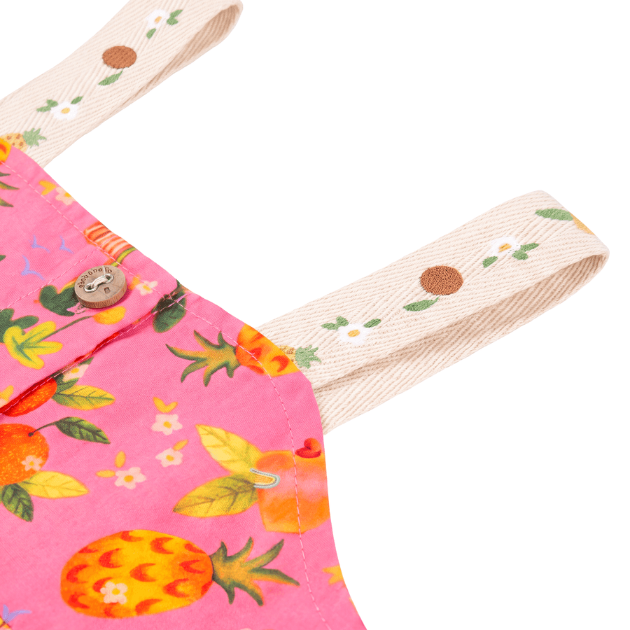 CONJUNTO FEM PE DE FRUTA ALPHABETO ROSA