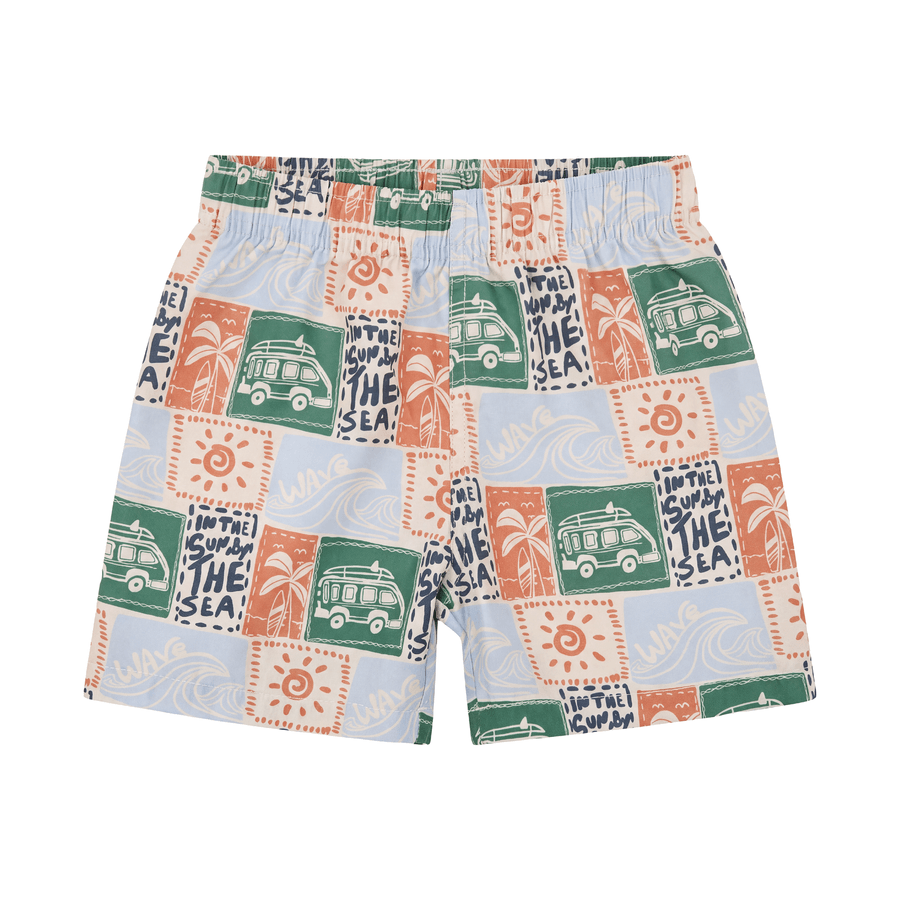 CONJUNTO MAS PRANCHA DE SURF ALPHABETO OLIVA/OFF WHITE