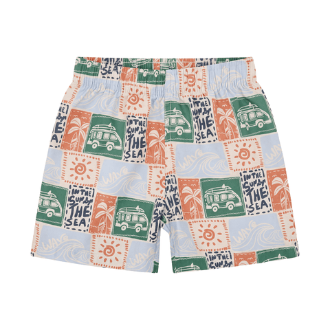 CONJUNTO MAS PRANCHA DE SURF ALPHABETO OLIVA/OFF WHITE