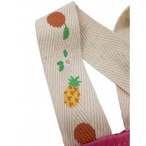 VESTIDO PE DE FRUTA ALPHABETO ROSA