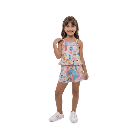 CONJUNTO FEM MIAUSEU ALPHABETO ROSA CLARO