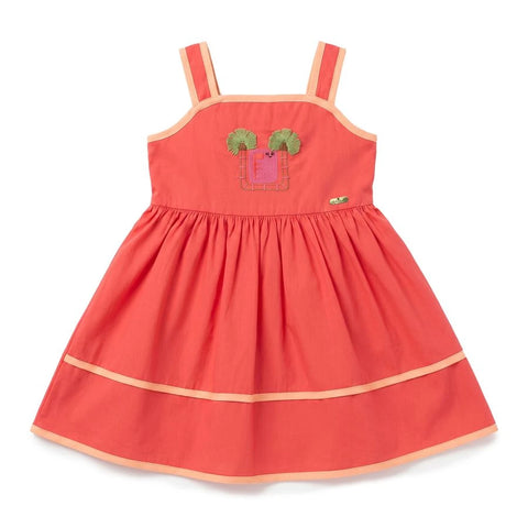 VESTIDO SOLAR ALPHABETO MANGABA