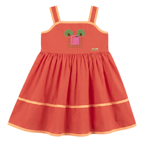 VESTIDO E CALCINHA BB SOLAR ALPHABETO MANGABA