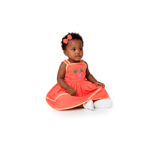 VESTIDO E CALCINHA BB SOLAR ALPHABETO MANGABA