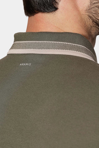 POLO MAS MC PIQUET ZIPER ARAMIS MILITAR