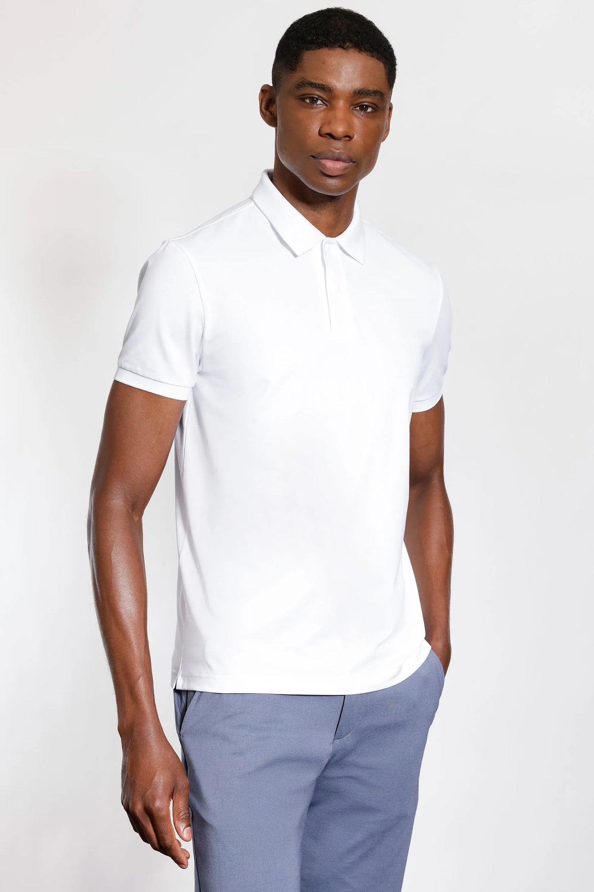 POLO MAS MC PIQUET SILK TECH URBAN BRANCO