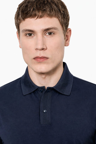 POLO MAS MC PIQUET SILK TECH URBAN DARK NAVY