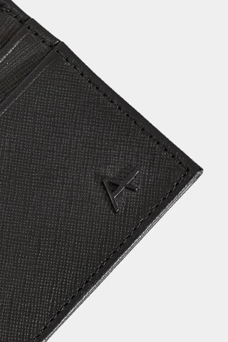 PORTA CARTAO MAS FLAT SAFFIANO ARAMIS PRETO