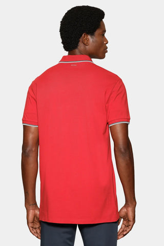 POLO MC MAS ARAMIS BASICA 4 FRISOS VERMELHO ARAMIS