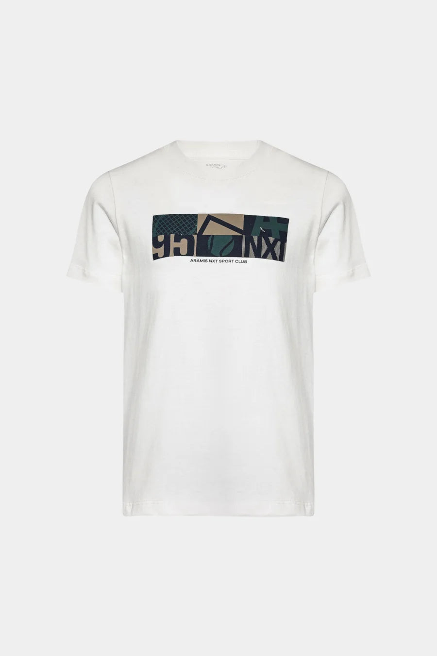 CAMISETA MC INF EST TENNIS GEO ARAMIS OFF WHITE