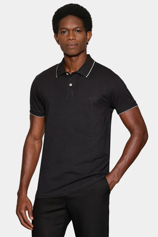 POLO MAS MC CLASSIC 1 FRISO ARAMIS PRETO