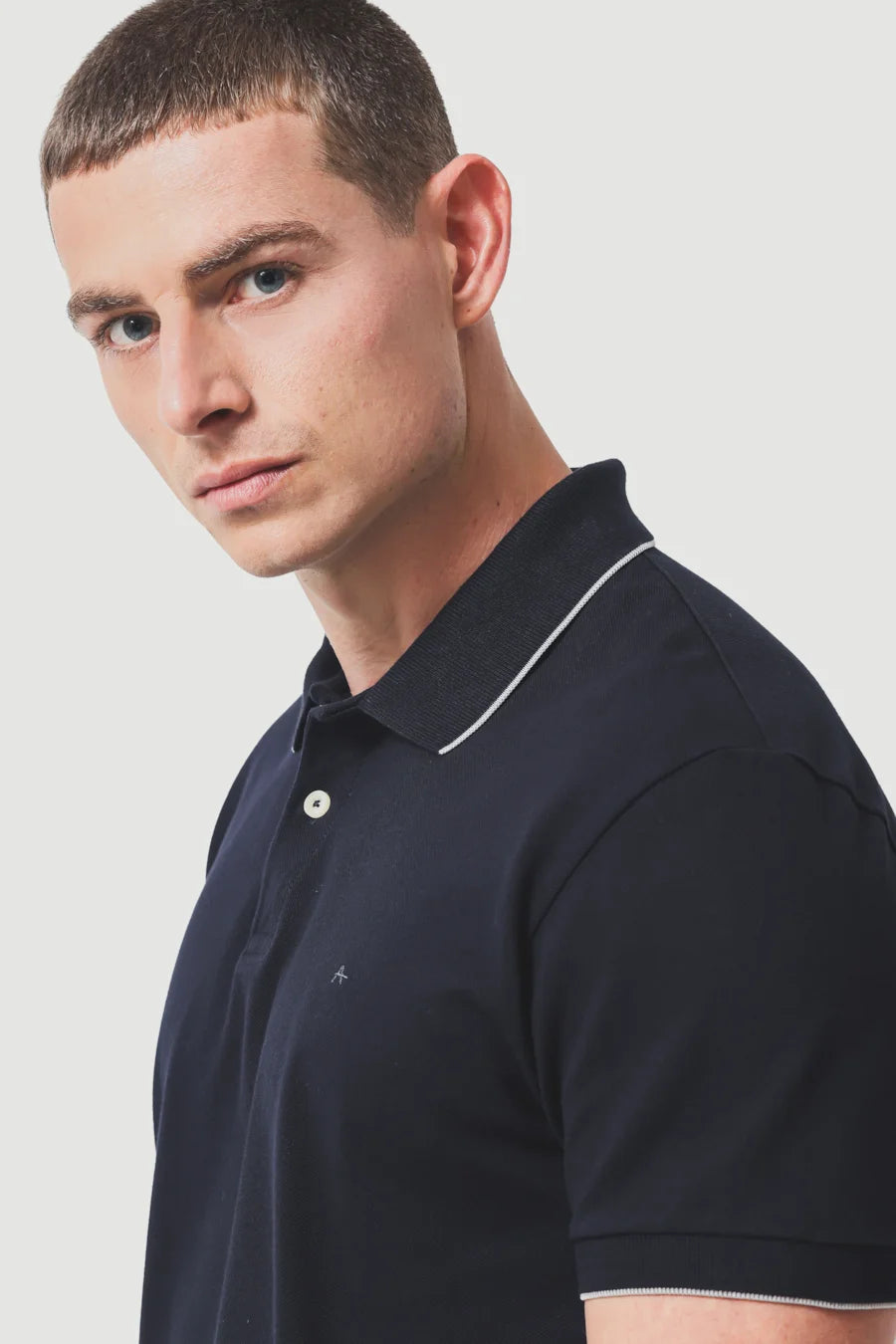 POLO MAS MC CLASSIC 1 FRISO ARAMIS MARINHO