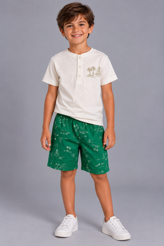 CONJ MAS CAM 2 BOT COQ RELEV BER MLT EST OFF WHITE/VERDE