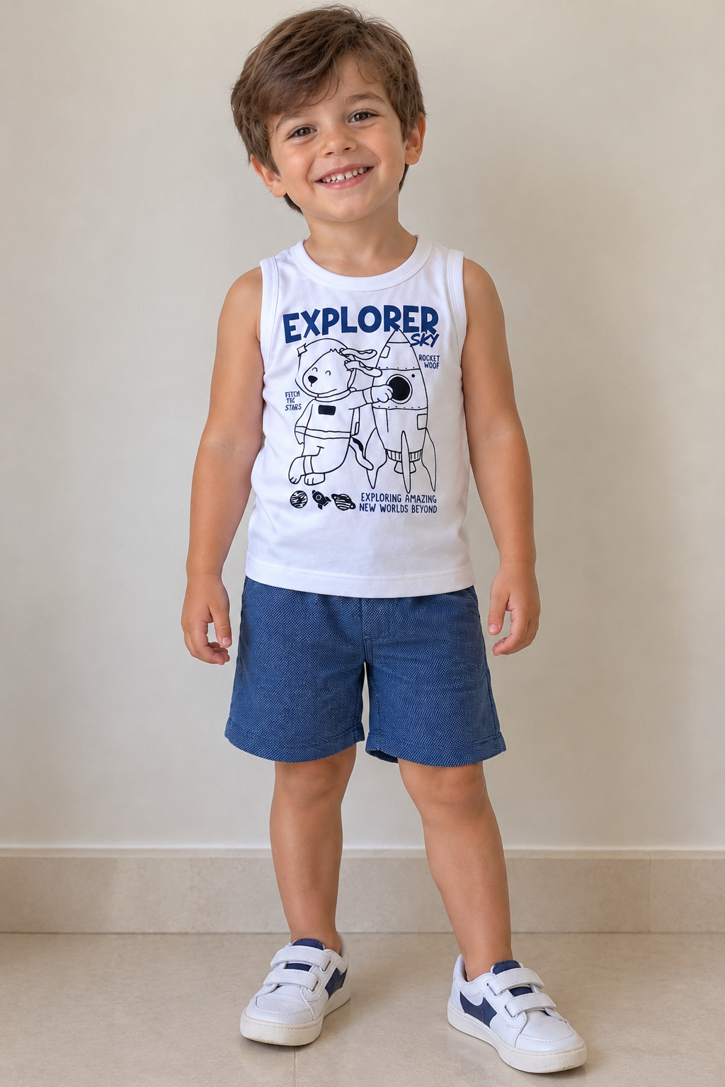 CONJ MAS REG EXPLORER FOG E BER MLT DIAG BRANCO/AZUL