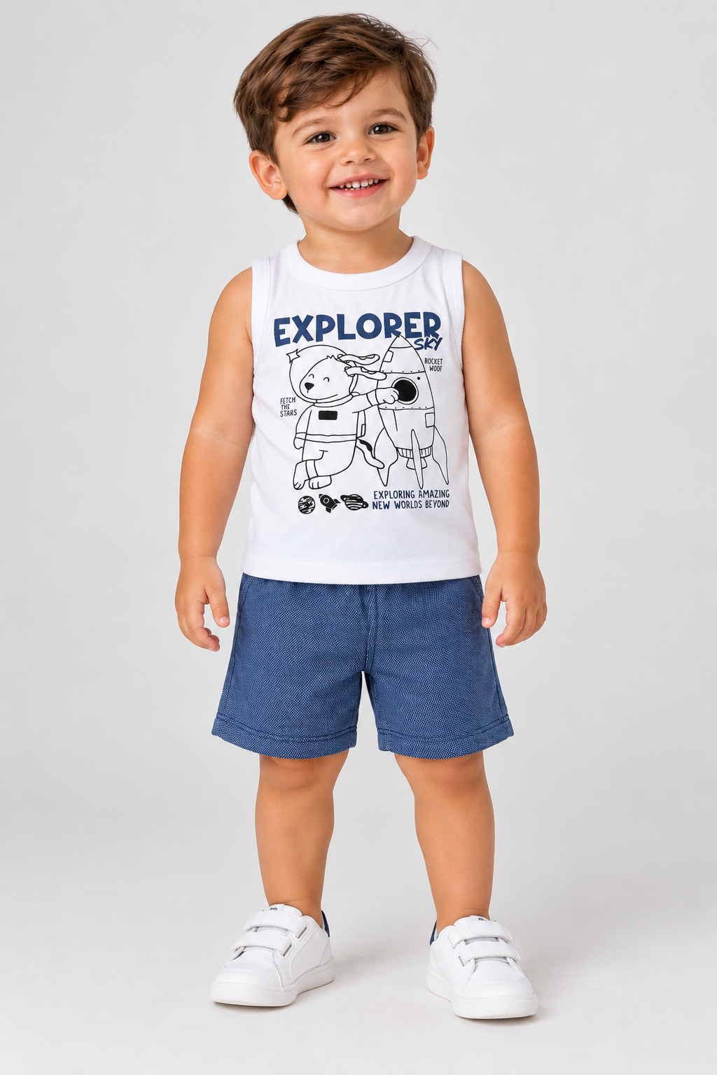 CONJ MAS REG EXPLORER FOG E BER MLT DIAG BRANCO/AZUL