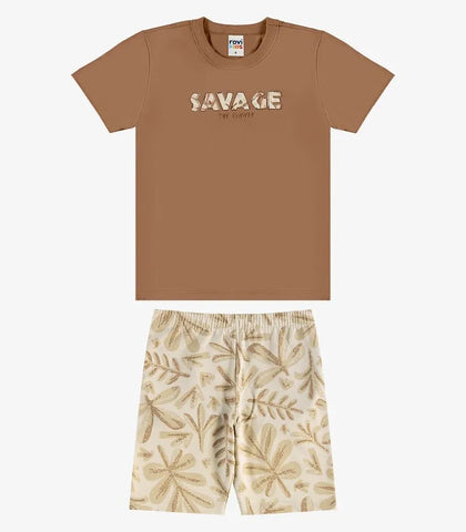 CONJ MAS CAM SAVAGE RELEVO E BERM MLT CAMEL/VEU