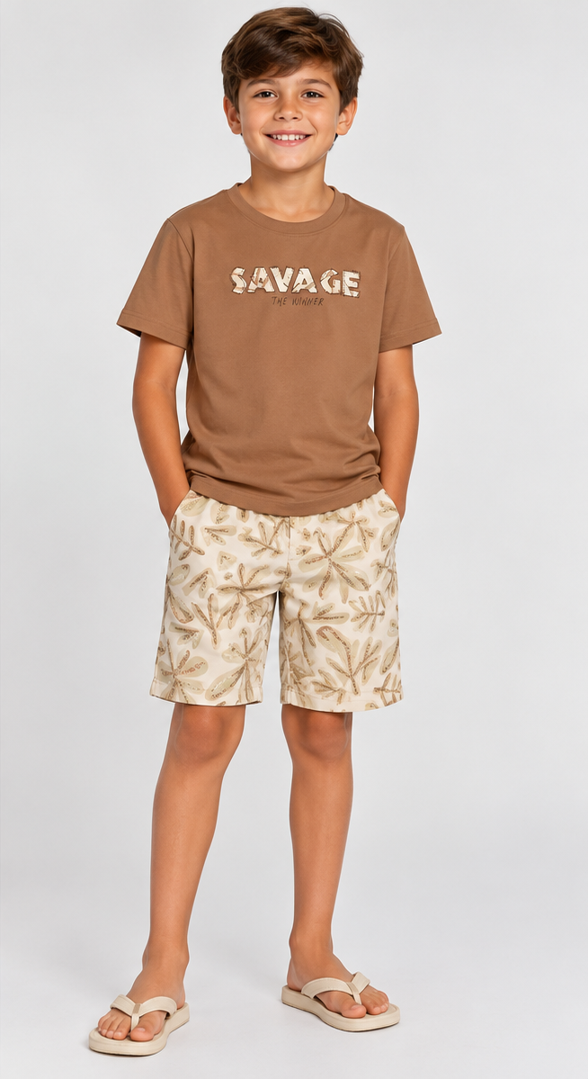 CONJ MAS CAM SAVAGE RELEVO E BERM MLT CAMEL/VEU