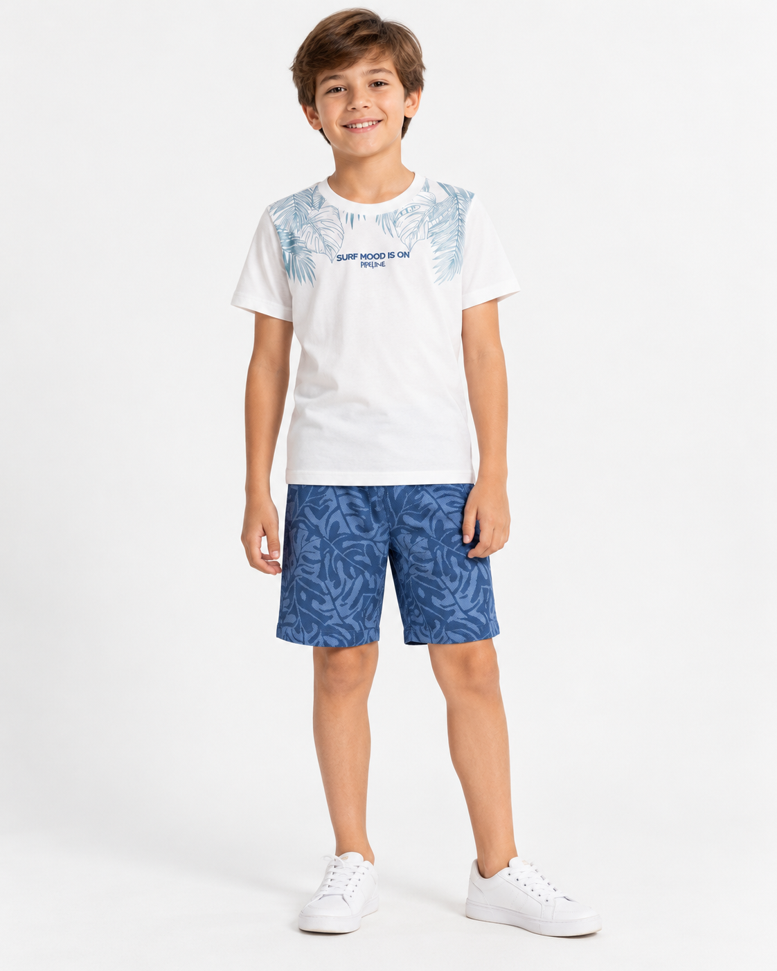 CONJ MAS CAM SURF MOOD IS ON BER MLT EST BRANCO/AZUL