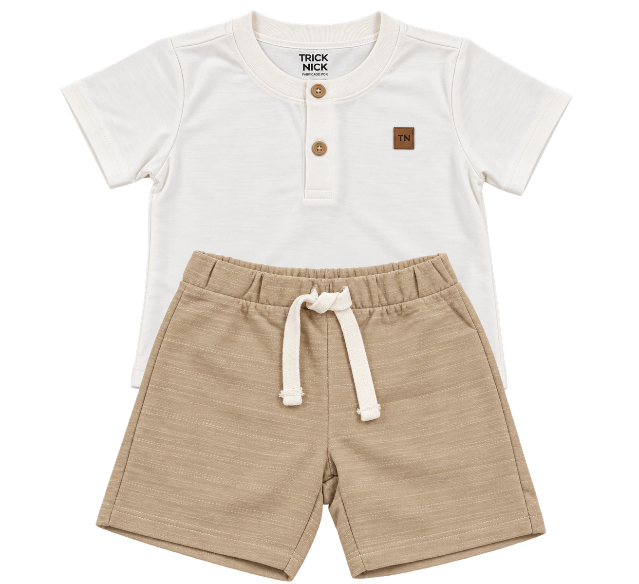 CONJ MAS CAM 02 BOTOES E BERM MLT LINHO OFF WHITE/GERGELIM